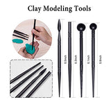Polymer Clay Tools, Modeling Clay Sculpting Tools Kits for Pottery Sculpture, Include Wooden