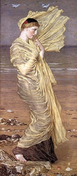 Albert Joseph Moore, A.R.W.S. Sea Gulls Williamson Art Gallery & Museum 1870 1871~30" x 13" Fine Art Giclee Canvas Print (Unframed) Reproduction