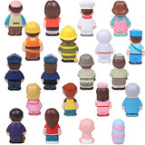 Beverly Hills Doll Collection Sweet Li'l Folks Set of 20 Community and Family Dollhouse Figures Soft Vinyl Play Figures People for All Ages