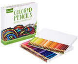 Crayola 100 Colored Pencils, Amazon Exclusive, Adult Coloring, Kids Indoor Activity at Home, Gift