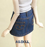 softgege for 1/3 BJD Doll Jeans Skirt / Denim Skirt / Outfit / SD DOD BJD Dollfie