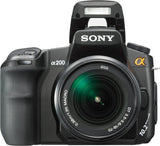 Sony Alpha A200K 10.2MP Digital SLR Camera Kit with Super SteadyShot Image Stabilization with 18-70mm f/3.5-5.6 Lens