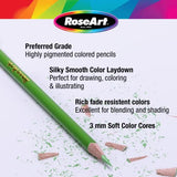 Rose Art Premium 72ct Colored Pencils – Art Supplies for Drawing, Sketching, Adult Colors, Soft Core Color Pencils 72 Pack, multi