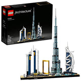 LEGO Architecture Skyline Collection 21043 San Francisco Building Kit & Architecture Skylines: Dubai 21052 Building Kit, Collectible Architecture Building Set for Adults (740 Pieces)