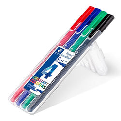 Staedtler Triplus Broadliner Pack of 4 338 SB4