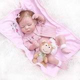 Lullaby 45CM Reborn Baby Dolls 18inch Anatomically Correct Baby Doll Girls Lifelike Reborn Dolls Silicone Full Body Bathable