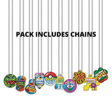 Encourage and Build Young Readers Brag Tag Value Pack 2: 500 Tags (50 Tags for Each Shape) + 150 Chains