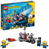 LEGO Minions Unstoppable Bike Chase (75549) Minions Toy Building Kit, with Bob, Stuart and Gru Minion Figures, Makes a Great Birthday Present for Minions Fans (136 Pieces)