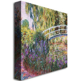 The Japanese Bridge IV by Claude Monet, 24x24-Inch Canvas Wall Art