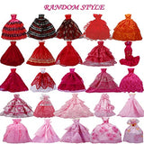 Bymore 15 Pack Handmade Doll Clothes Dress & 15 Pairs Doll Shoes for 11.5 Inch Doll, Accessories Lace Wedding Party Dresses Gowns Outfits Gifts,Organza Drawstring Pouches Gift Packing.
