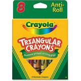 Crayola 8ct Triangular Crayons (4 Pack)