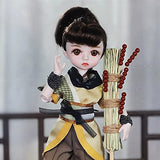 Bjd Dolls 1/6 Sd Doll 11 Inch 28 Ball Joint Doll Fairy Diy Toy Gift Rotatable Joints with Wig Dress Nice Shoes Beautiful Gift for Children Birthday（does Not Include the Props in the Hands of the Doll）