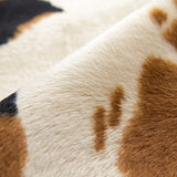 Velboa Wave Print Cow Tan 60 Inch Fabric by the Yard (F.E.®)