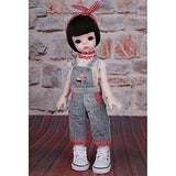 MEESock Cute Mini BJD Doll 1/6 SD Dolls Full Set 10Inch Ball Jointed Doll DIY Toys with Clothes Shoes Wig Makeup Best Gift for Girls