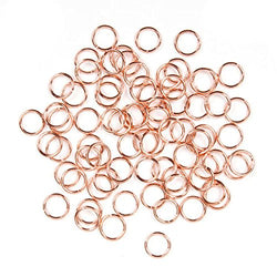 RG1013 Jump Rings - 20 Gauge - Rose Gold - 8mm - 75 pieces