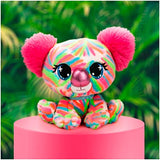 P.Lushes Designer Fashion Pets Koko Melbie Koala Bear Premium Stuffed Animal, Multicolor/Pink, 6”