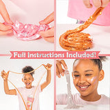 Original Stationery Mini Metallic Shimmery Shine Slime Kit for Girls, Make Metalic Rose Gold Slime, All The Ingredients You'll Need in This Slime Kit in a Box for Girls Age 10-12 Gift Ideas