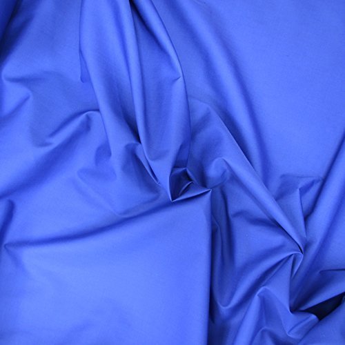 1 X Royal Blue 60" Wide Premium Cotton Blend Broadcloth Fabric By the Yard