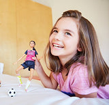 Barbie  Made to Move Soccer Player Doll, Brunette