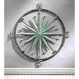 Design Toscano Winds Compass Rose Wall Sculpture, Verdigris