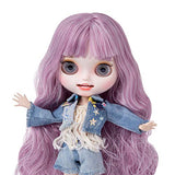 RAVPump BJD Doll, 1/6 12 Inches 19 Ball Jointed Doll DIY Toys with Full Set Clothes Makeup 9 Types of Hands