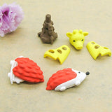 TOAOB 28PCS Pencil Erasers Adorable Non-Toxic Best Removable Assembly Zoo Mini Puzzle Animal Pencil