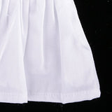 MonkeyJack 1/6 BJD Summer Clothes White One-piece Puff Sleeve Dress for SD DOD AOD Doll