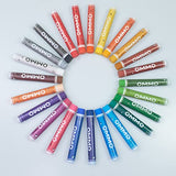 OMMO water washable oil pastel 24 color set Non Toxic Pastel Sticks for Artist (24 Colors)