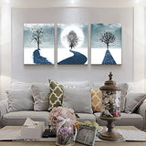 Canvas Wall Art For Living Room Family Wall Decorations For Bedroom Modern Bathroom Wall Decor Paintings Black And White Tree Artwork Fashion Inspirational Office Canvas Art Prints Home Decor 3 Piece