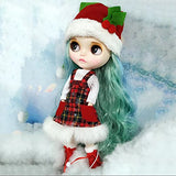 BJD Doll for Christmas Look 219 Ball Jointed SD Dolls with Clothes Outfit Shoes Wig Hair Makeup Collectible Gift for Kids & Collectors