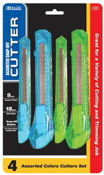 BAZIC Jumbo & Mini Multipurpose Cutter (4/Pack)
