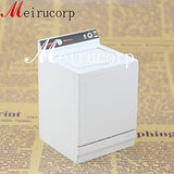 Meirucorp Dollhouse Fine 1:12 Scale Miniature White Washing Machine and Dryer