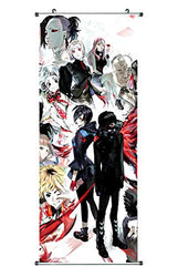 Roll-up/Kakemono Poster Scroll Anime Print Painting Hanging Wall made of fabric ,100x40cm