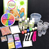 Baby Mushroom Wheel of Slime Challenge Kit - DIY Mystery Slime Making Game with Spin Wheel for Boys and Girls