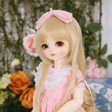 ZDD 1/4 BJD SD Dolls Full Set 39Cm 15.35" Jointed Dolls DIY Toy Cosplay Fashion Dolls Action Figure + Makeup + Wig + Shoes Girls Surprise Gift