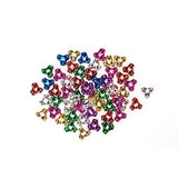Metallic Assorted Colored Tri-Beads 400 Pieces