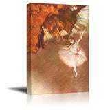 wall26 - Prima Ballerina by Edgar Degas - Canvas Print Wall Art Famous Painting Reproduction - 16" x 24"