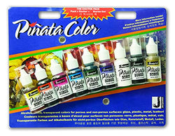 Jacquard Products Acid-Free Pinata Color Exciter Pack Ink, 0.5 oz, Assorted, 9