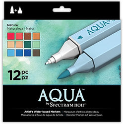 Spectrum Noir SPECN-AQ12-NAT Watercolor Marker Set