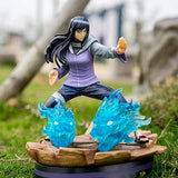 Naruto Hand-Made GK Hyuga Hinata Temple Double Lion Battle Changeable Statue Hand-Made Model Birthday Gift H-2020-6-12