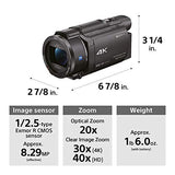 Sony FDRAX53/B 4K HD Video Recording Camcorder (Black)