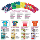Aiboria 12 Colors Colorful One-Step Tie-Dye Kit for Kids and Adult Fabric Dye Spray Tie Dye Kit