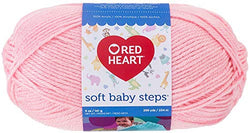 Red Heart  Soft Baby Steps Yarn, Baby Pink (E746.9700)