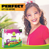 DIY Slime Making Kit - Perfect Arts and Crafts for Girls & Boys - Best Slime Kit for Glow in The Dark Slime w Slime Supplies to Make Your own Clear Slime, 20 Plus Glitter Vials & Play Doh Containers