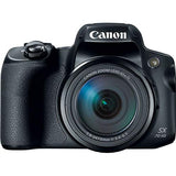 Canon PowerShot SX70 HS Digital Camera Bundle, Includes: 64GB SDXC Class 10 Memory Card + Spare Battery + Camera Bag + More.