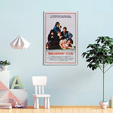 IKWY Original The Breakfast Club Movie Poster Canvas Art Poster and Wall Art Picture Print Modern Family Bedroom Decor Posters 16x24inch(40x60cm)