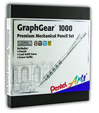 Pentel Arts GraphGear 1000 Premium Gift Set with Refill Leads & Erasers (PG1000BXSET)