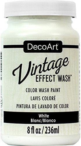 Decoart Vintage Effect Wash 8oz, White