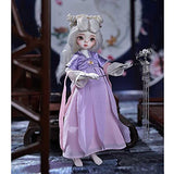 ZDLZDG BJD Doll Body 1/6 Ball Jointed Doll 28.5cm DIY Dressup Action Figures with Facial Makeup + 3D Eyes, Doll Lover Surprise Gift
