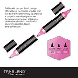 Crafter's Companion Spectrum Noir Triblend Alcohol 3 Marker Pens-Vintage Blends-Pack of 6